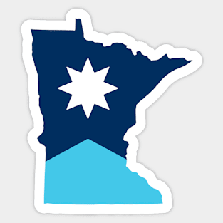 Minnesota State Flag Sticker